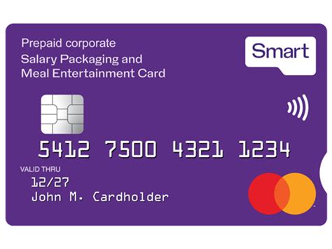 smart salary living expenses card balance|Salary Packaging and Meal Entertainment Card.